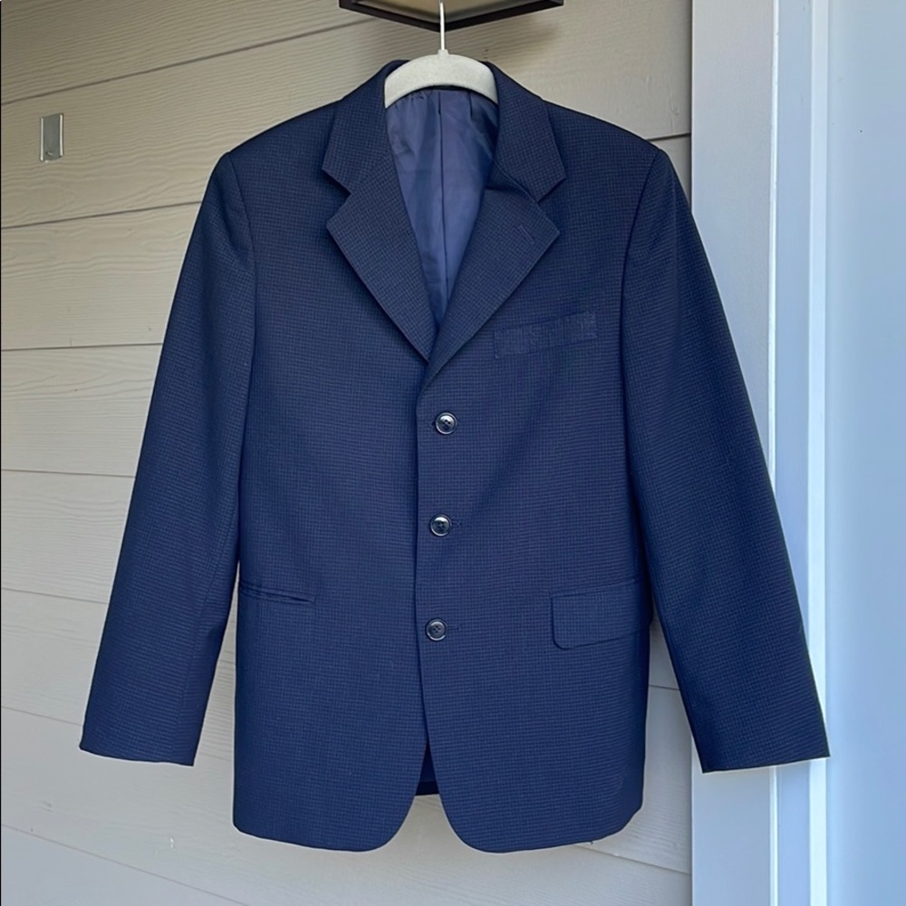 Boys Navy Suit - 14R